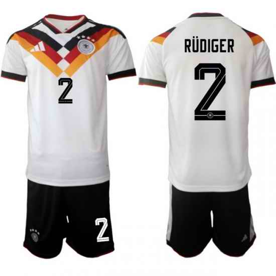 Germany 2026 FIFA World Cup Soccer Jersey White #2 RUDIDER